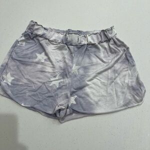 White and Gray Medium Shorts